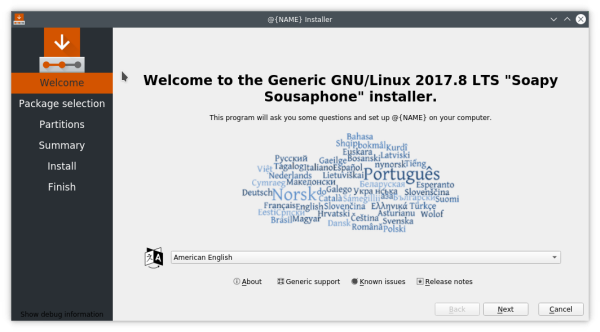 Welcome Screen